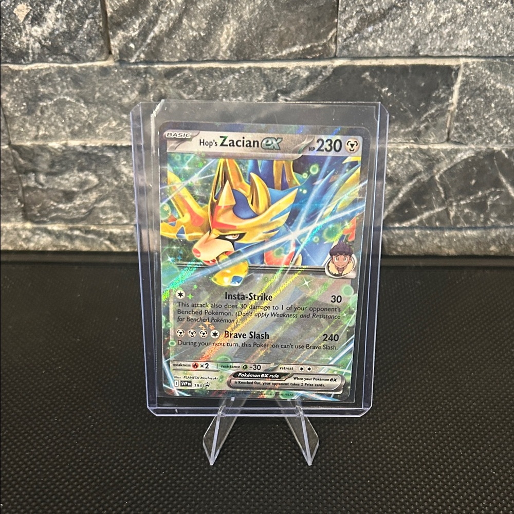 Pokemon Zacian EX #193 Black Star Promo Card from Journey Together Set‎ M/NM